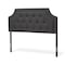 Baxton Studio Mars Modern Dark Grey King Size Headboard 134-7263 - alternate 1